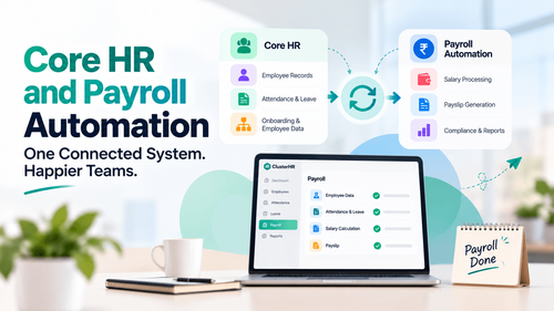 Core HR and Payroll Automation: How Connected Systems Simplify Employee Management and Salary Processing