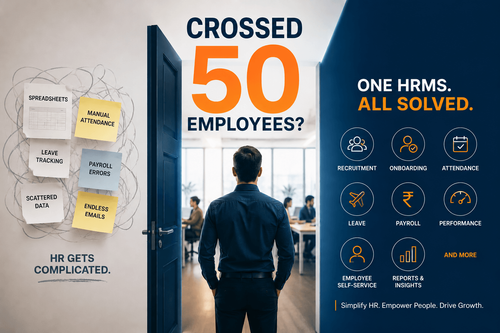 What Changes in HR When Your Business Crosses 50 Employees? How ClusterHR Solves It